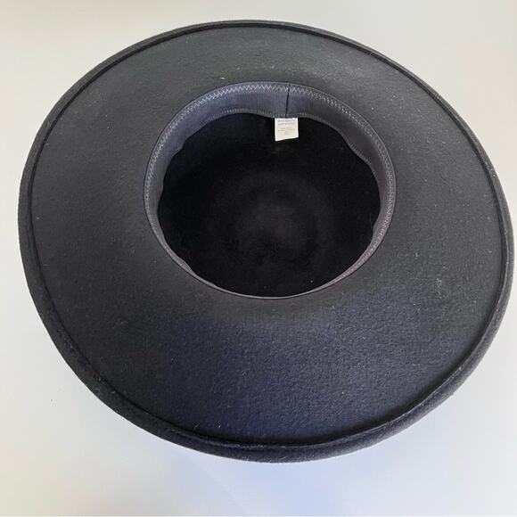 World Market 100% Wool Black Hat - Picture 6 of 8